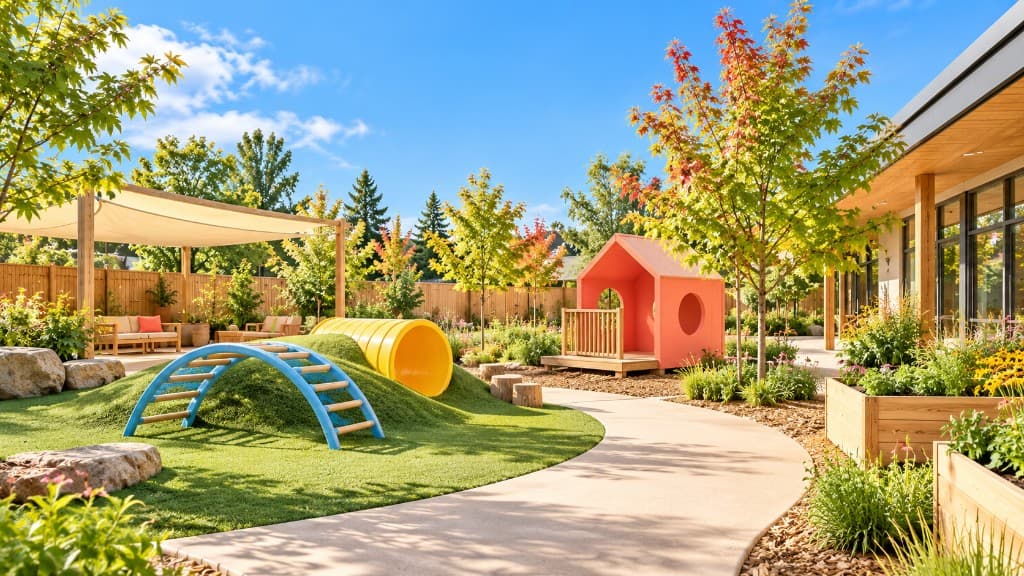 Childcare centre outdoor play space
