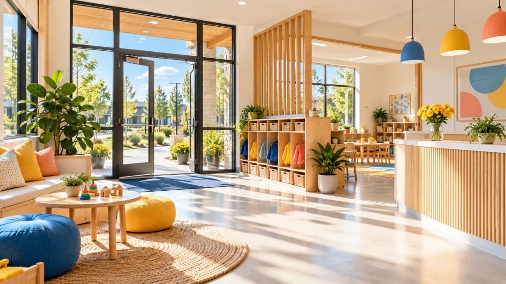 Bright, welcoming childcare environment